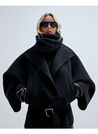 [WOU27-FAW67] ALBA MIDI - OVERSIZE CASHMERE WOOL COAT